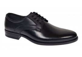 Pantofi barbati eleganti negri din piele naturala Samir GKR235N